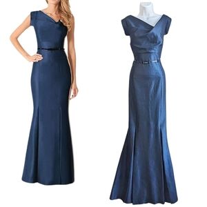 Black Halo Eve Laurel Berman Jackie-O Bouvier Formal Black-Tie Gown Maxi Dress